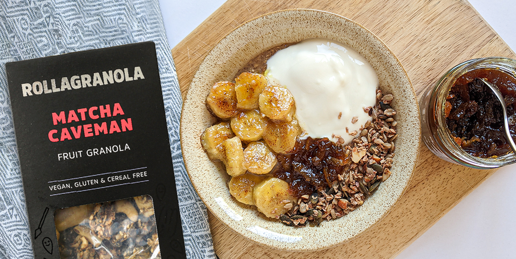 Porridge With Caramelised Banana &amp; Ginger Marmalade | Rollagranola