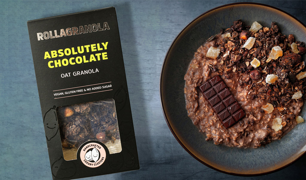Dark Choc & Ginger Proats | Absolutely Chocolate Granola Recipe – Rollagranola