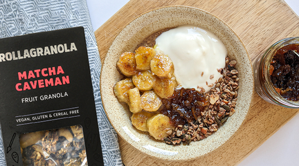 Porridge With Caramelised Banana & Ginger Marmalade