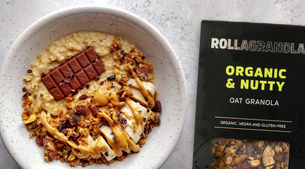 Creamy Banana, Choc, Nut & Peanut Butter Proats