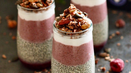 RASPBERRY CHIA BREAKFAST POTS