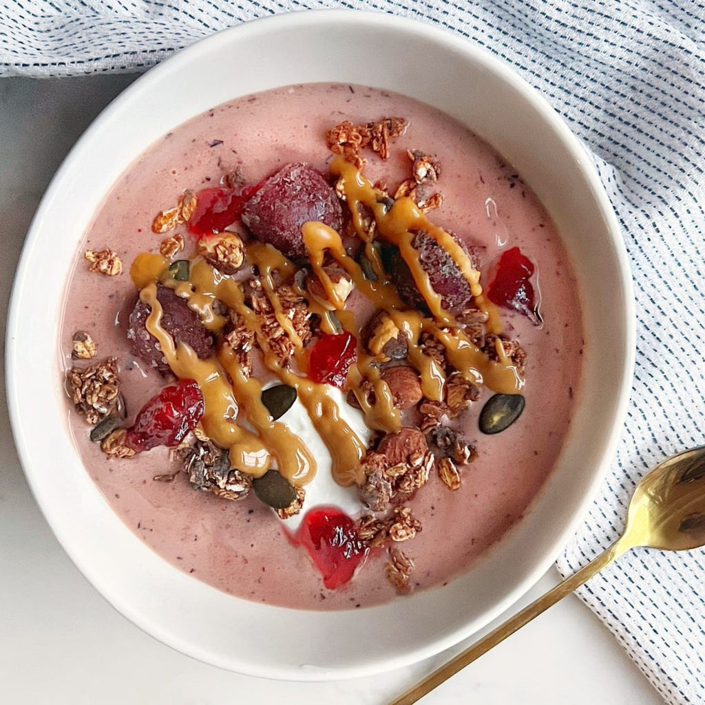 BELGIAN CHOCOLATE & CHERRY SMOOTHIE BOWL