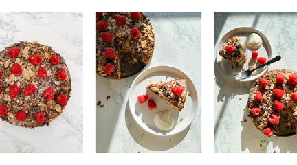 Berry Granola Crumble Cake Recipe