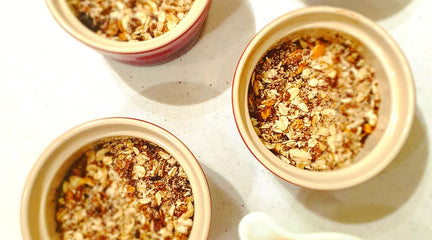 Spiced Winter Fruit Crumble