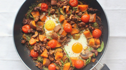 One-Pan Crunchy Spicy Baked Eggs