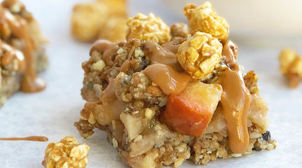 Toffee Apple & Cinnamon Popcorn Protein Bars