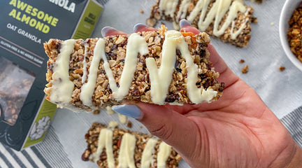 WHITE CHOCOLATE GRANOLA BARS