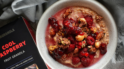Raspberry Granola Proats