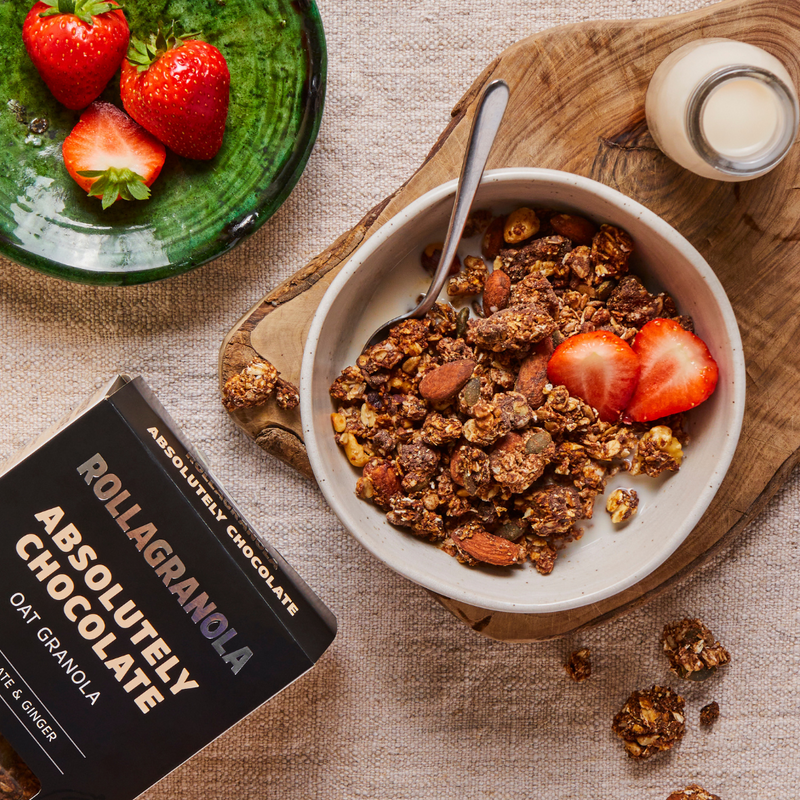 Delicious chocolate granola