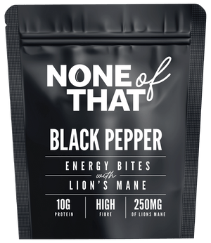 None Of That - Black Pepper Energy Bites with Lions Mane