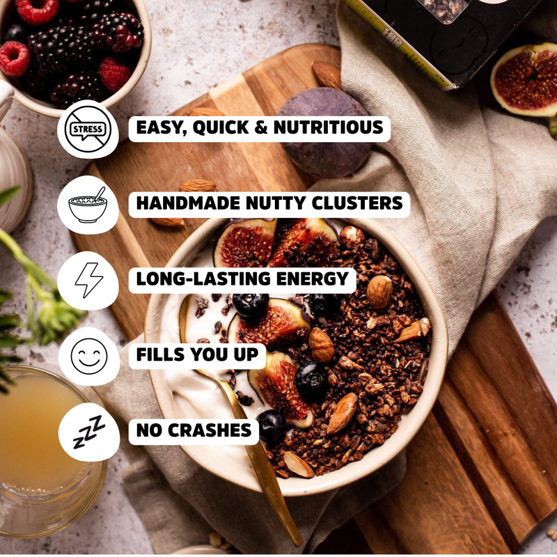 Long lasting energy granola