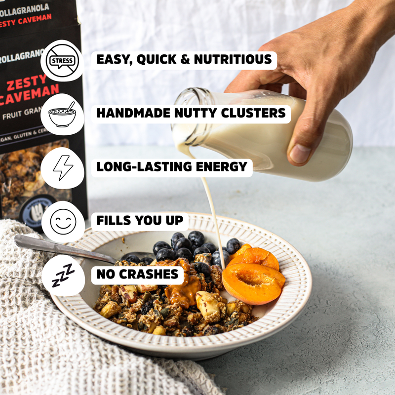 Zesty caveman benefits.