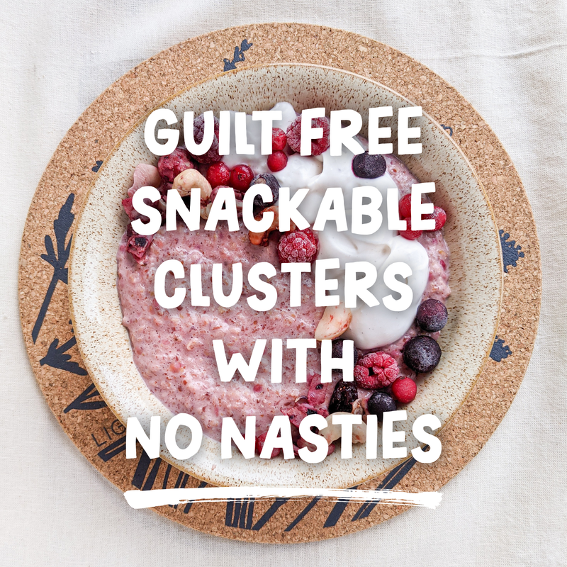 No ultra-processed foods healthy granola bowl