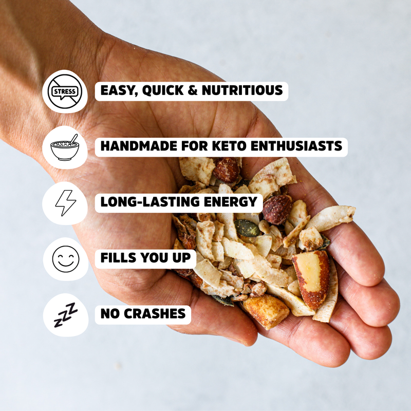 Long lasting energy, classic keto granola benefits