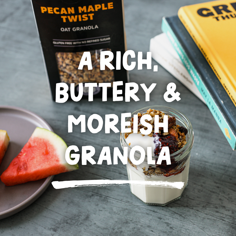 Healthy natural and delicious granola 