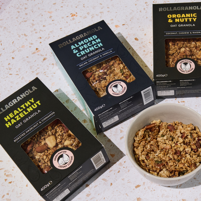 Packs of the healthiest natural granola. Vegan, No Sugar and Gluten-free