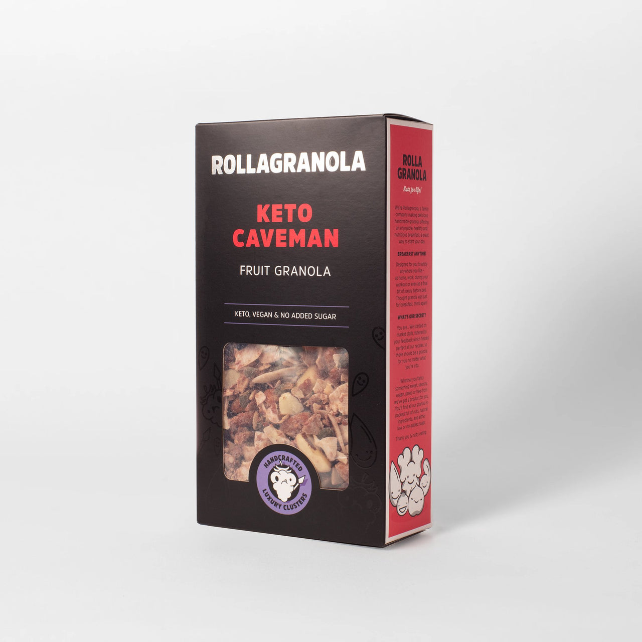 Keto Caveman Granola Rollagranola